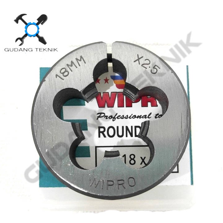 SNAI Mata Snai Senai Snei BULAT M14x1.0 M14x1.25 M14x1.5 M14x1.75 M14x2.0 M16x1.25 M16x1.5 M18x1.5 M18x2.0 M18x2.5 WIPRO / Mata Snay Round Dies Ulir Drat Baut