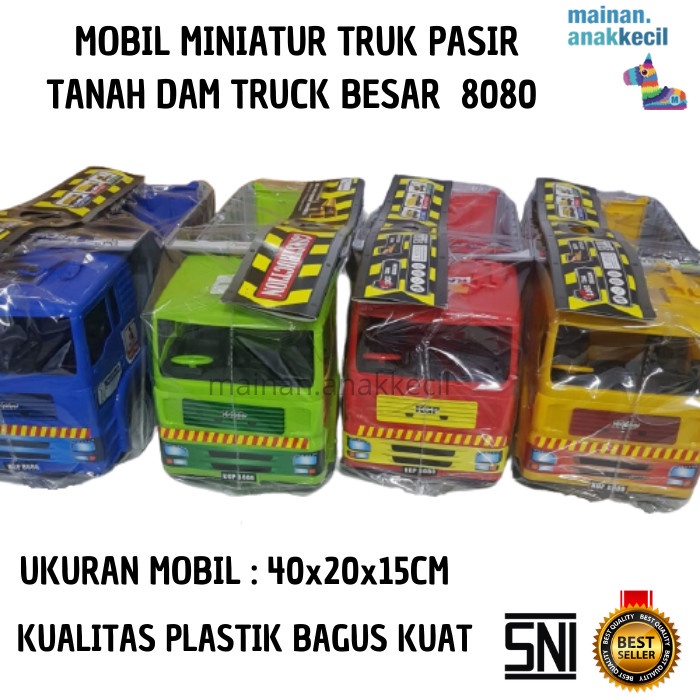 GRAB MAINAN MOBIL MOBILAN MINIATUR TRUK PASIR TANAH DAM TRUCK BESAR