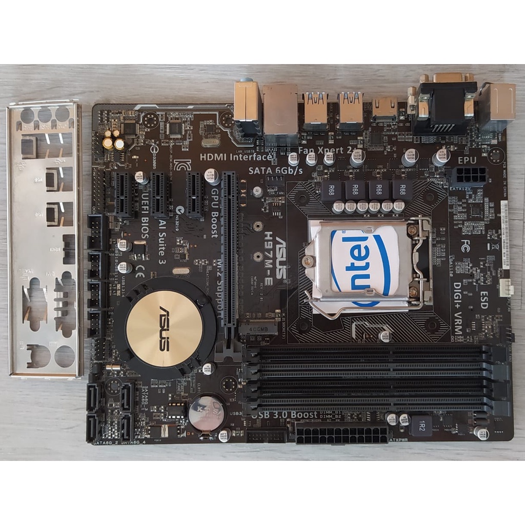 Motherboard H97 Asus (H97M-E) LGA 1150 Mainboard Mobo