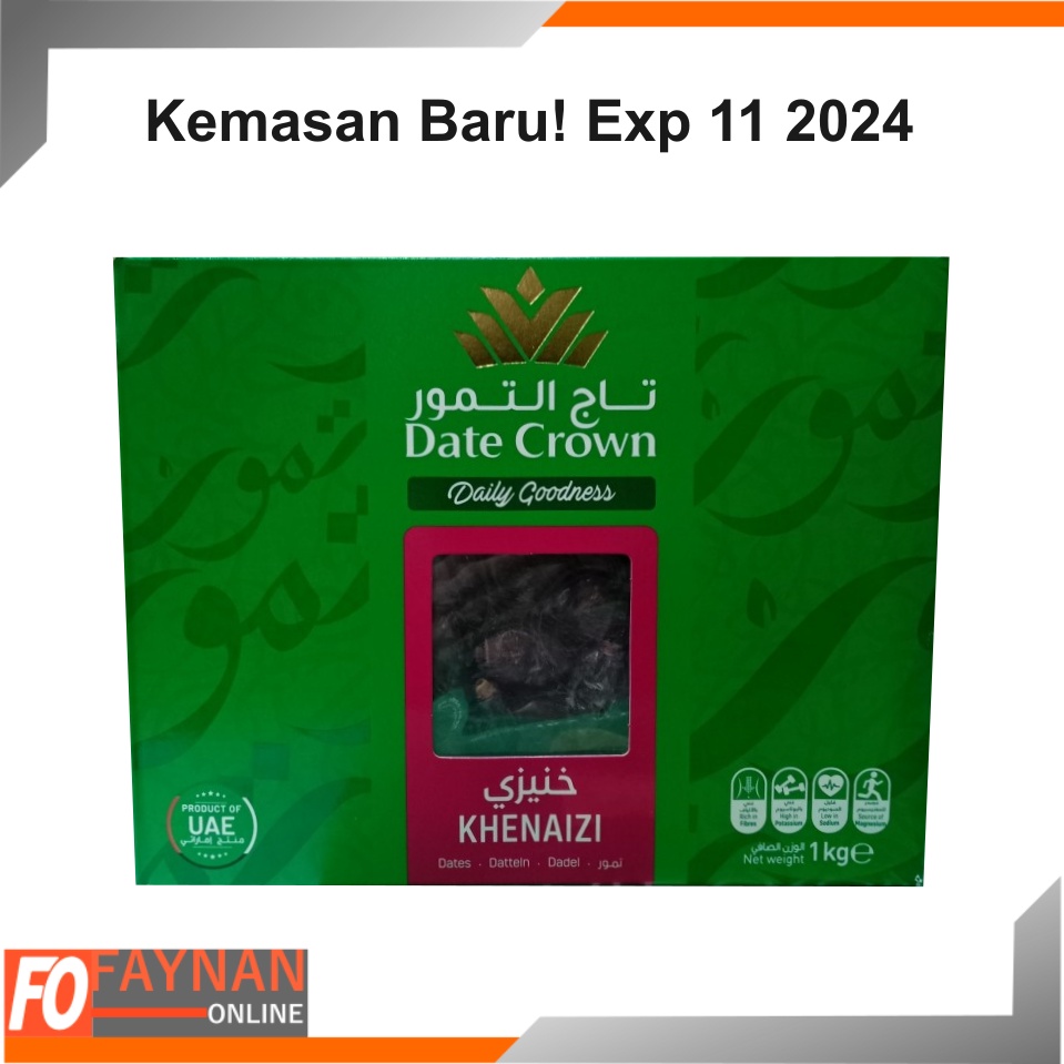 

Kurma Fresh Date Crown Khenaizi 1 Kg Exp 11 2026