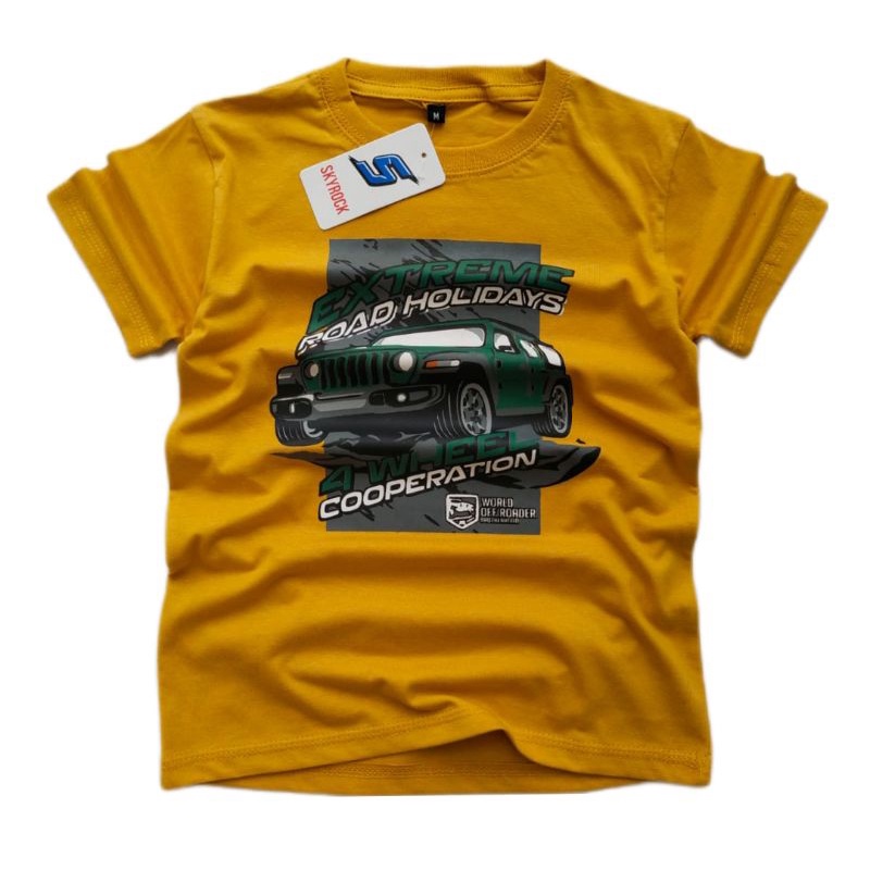 Baju anak laki-laki motif karakter/ baju anak laki-laki motif mobil