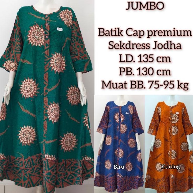 PALING LARIS DASTER JODHA MAURA JUMBO LD.130 CM BATIK CETAK ASLI SOLO DASTER WANITA JUMBO TERBARU