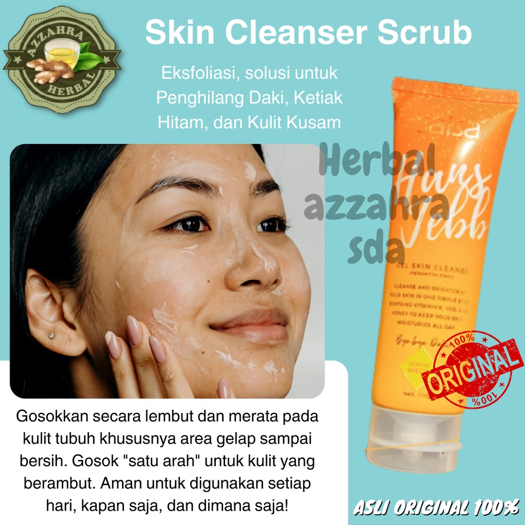 Spa Penghilang Daki / Pembersih Pemutih Wajah Tubuh Badan Tangan Kaki - Pelling Gel Salsa Hans Jebb