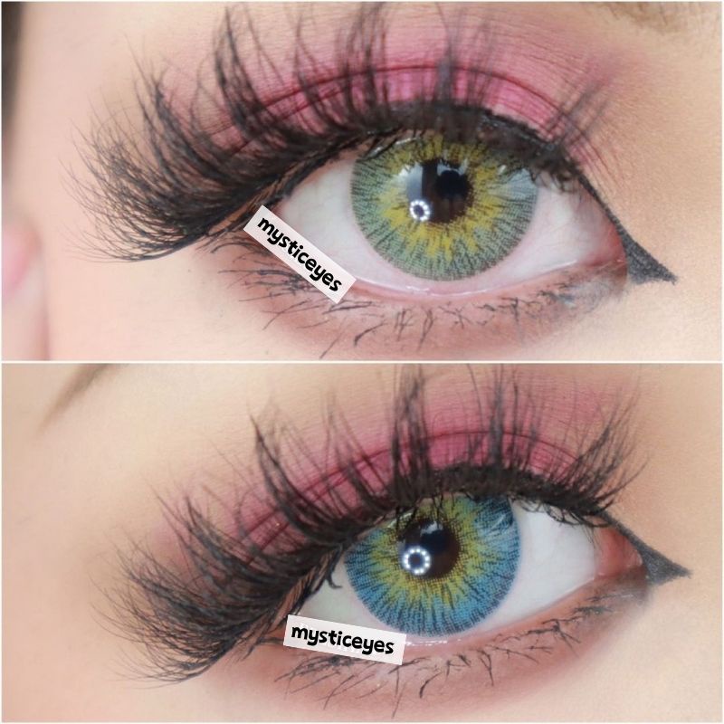 [✅COD] MYSTICEYES SOFTLENS  COLOR CONTACT LENS NEW NEW YORK SERI LENSA KONTAK Normal 14.2 MM