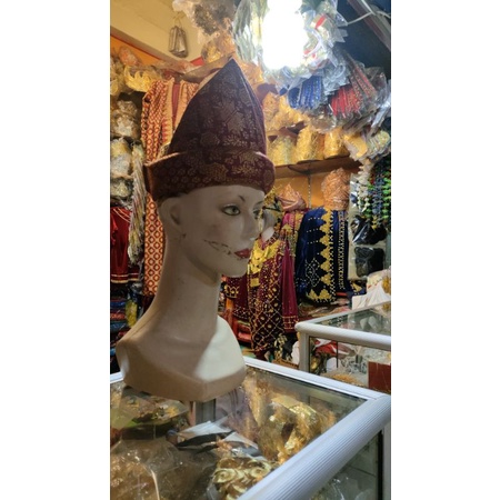 Tanjak Songket Mesin / Topi Tanjak