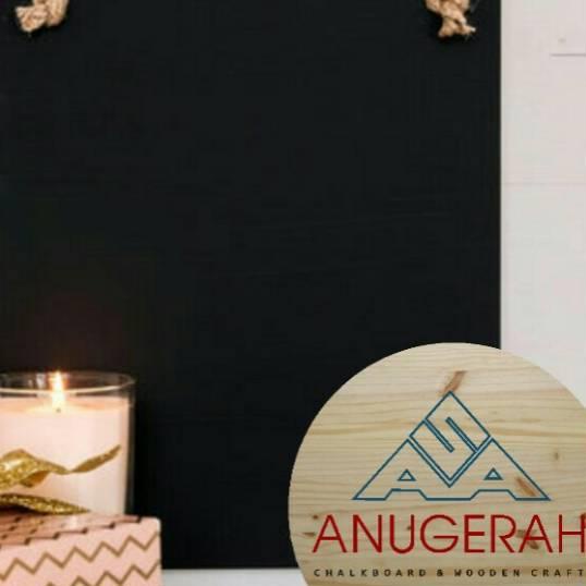 

➩ Chalkboard Frameless 40x60cm Papan tulis kapur blackboard ♞
