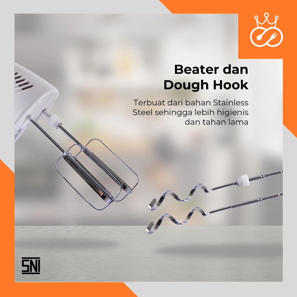 Hand Mixer Miyako HM 620 | Alat Pengaduk Adonan Kue