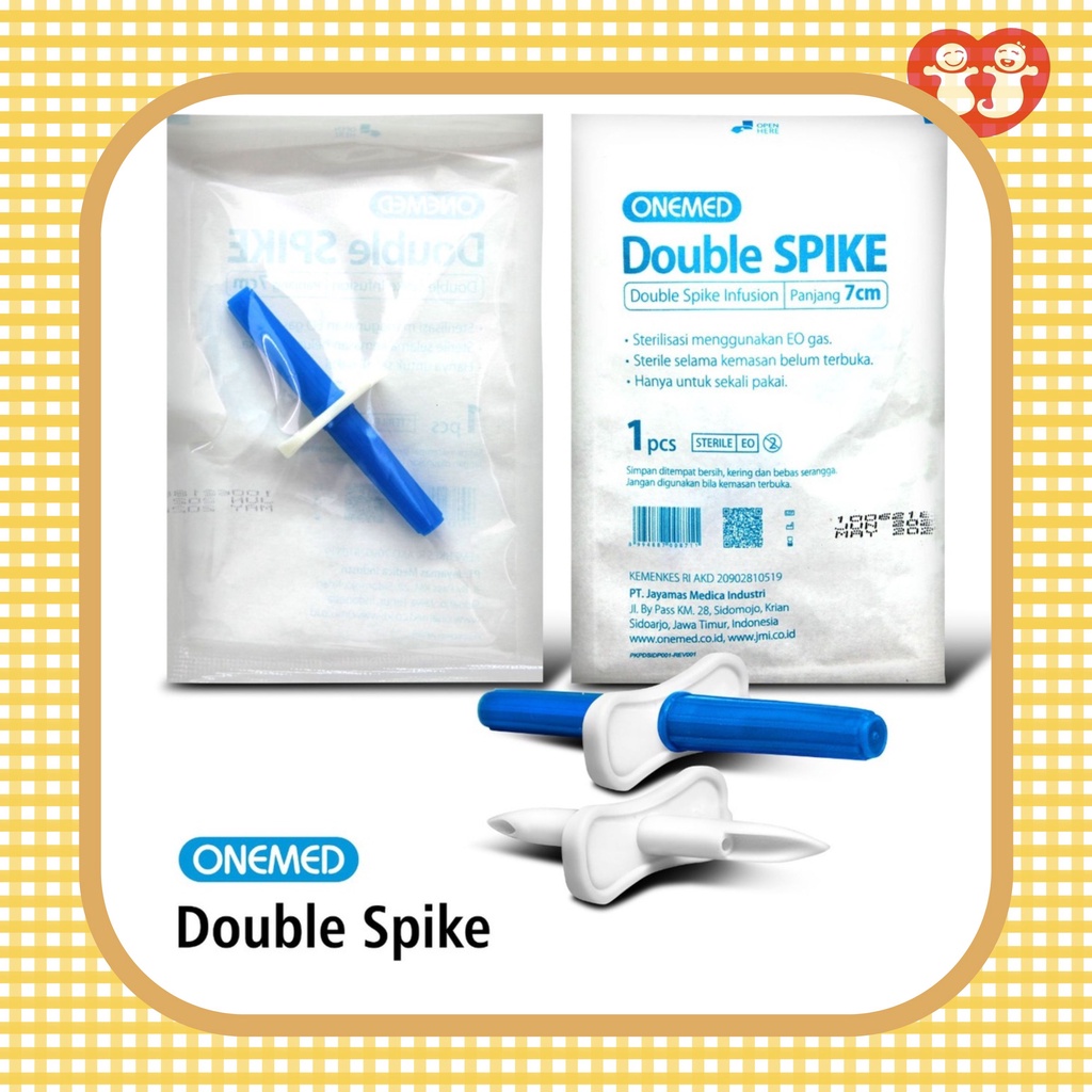 Onemed Double Spike /  Alat Penusuk Botol Cairan Infus