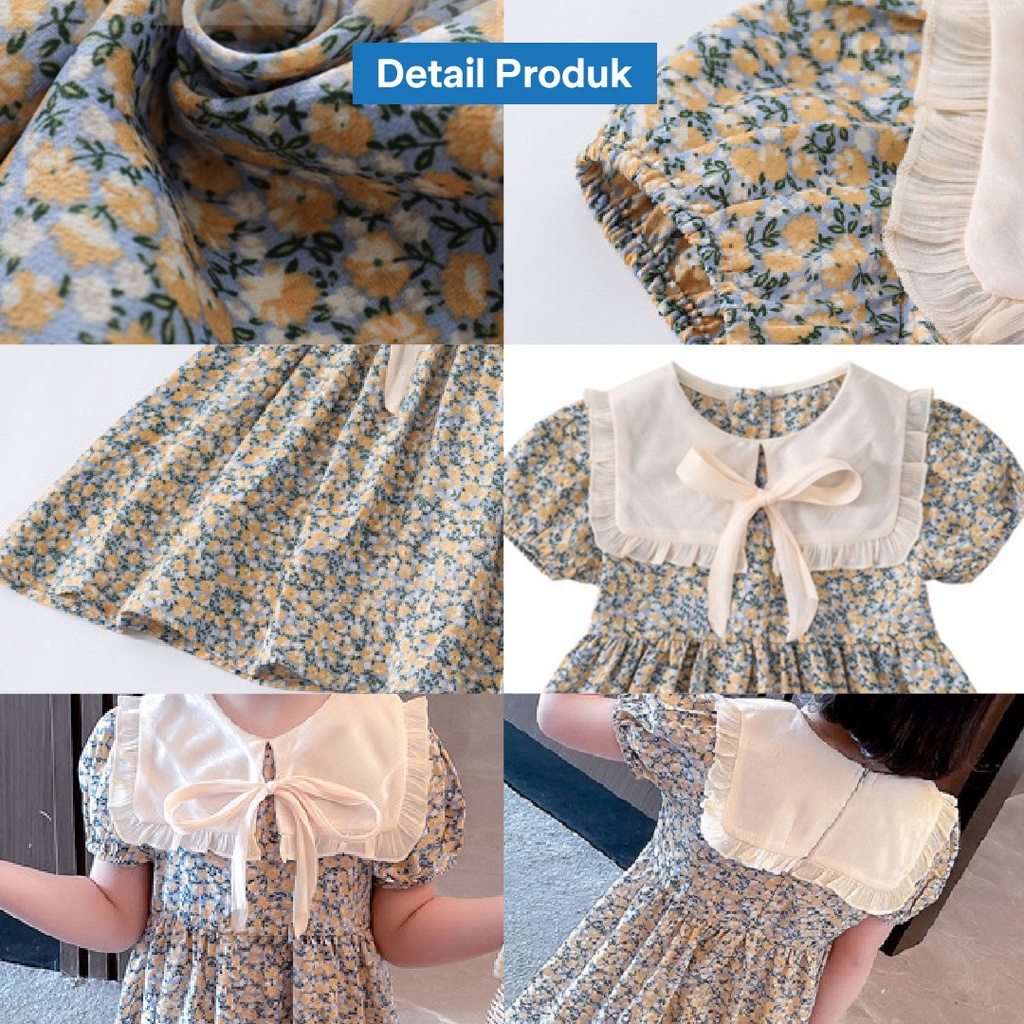 LAPAGO - Dress Setelan Anak Perempuan Casual Import usia 1 - 8 tahun Type DAB