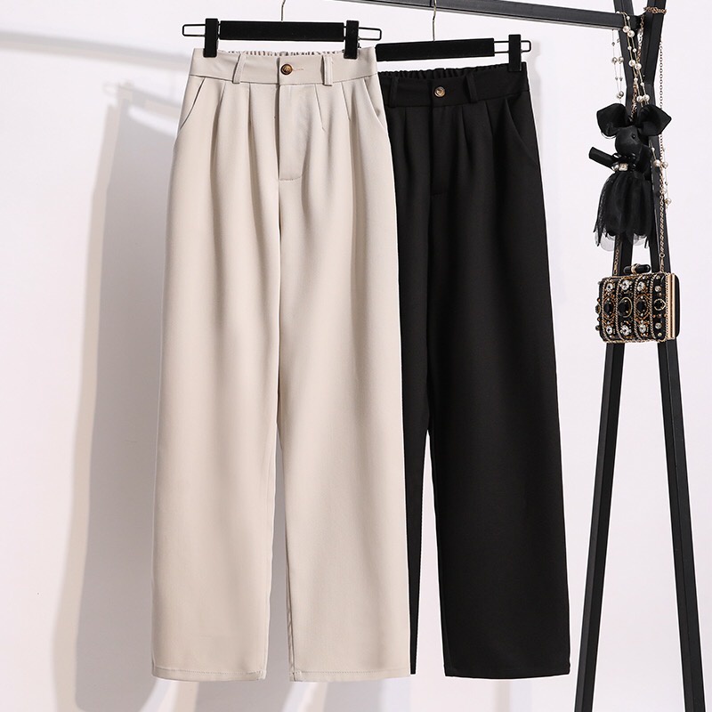 LOOSE PANTS TROUSERS WANITA CELANA ANTI KUSUT CELANA KANTOR FORMAL KULOT HIGHWAIST WANITA BY