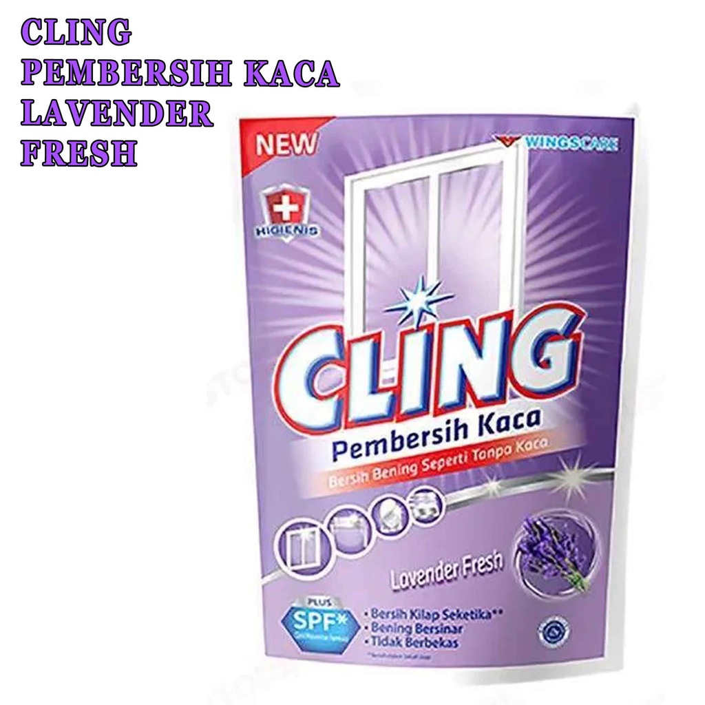 Pembersih Kaca* Cling Refill* Aroma Lavender Fresh* 425ml