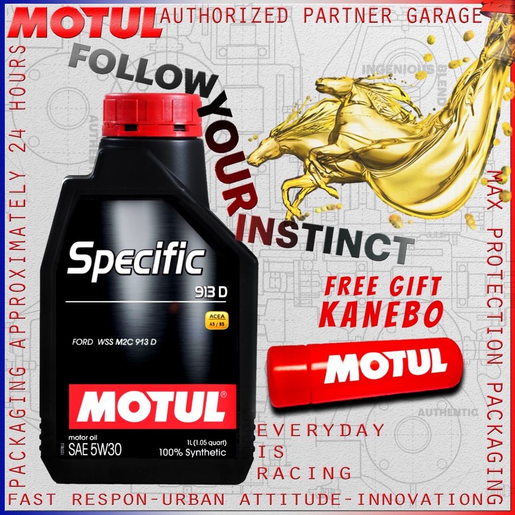 MOTUL SPECIFIC 913D 5W30 1L OLI MOBIL IMPORT