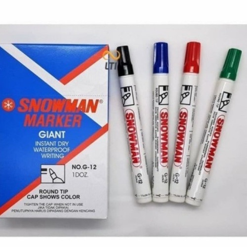

Spidol Snowman Permanent Biru / Merah / Biru