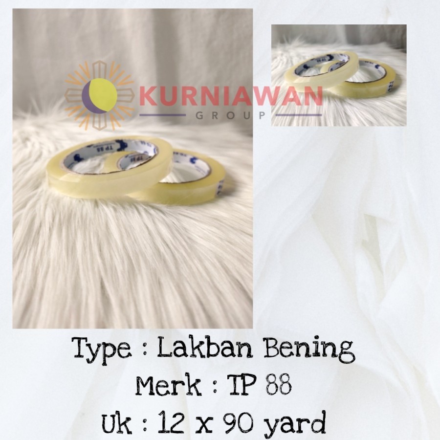 

Solatip Bening Ukuran 12mm (0.5 inch) 72 yard / 90 yard