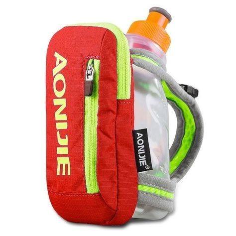AONIJIE E907 Running Hand Bottle Grip BONUS Botol 250 ml - Orange