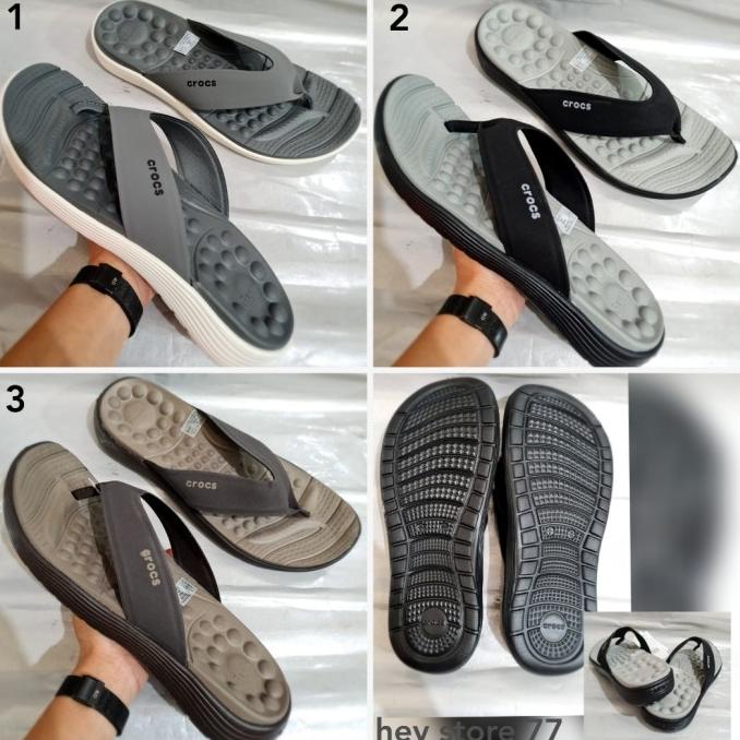 Terlaris Sandal Crocs Reviva Jepit / Sandal Jepit Pria Crocs / Reviva Flip Original