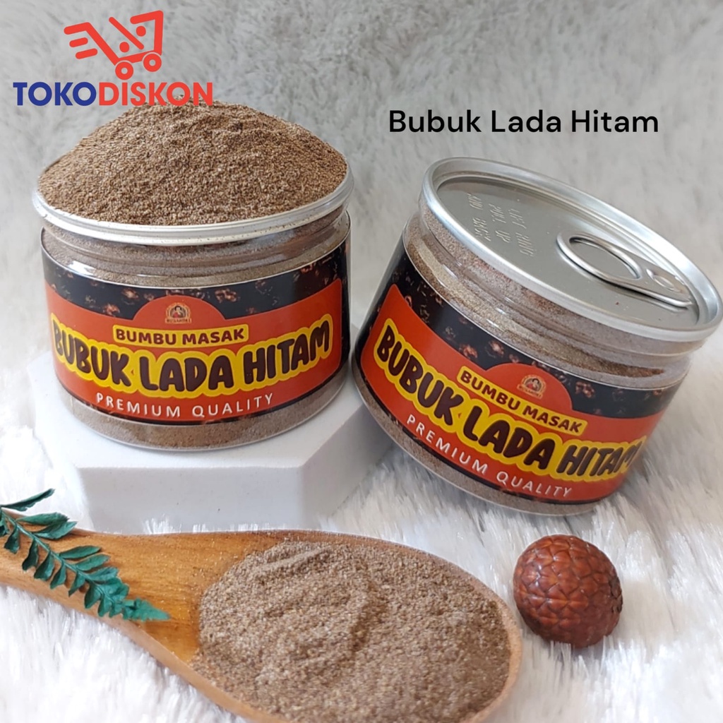 

Can Rempah Bubuk Lada Hitam Bumbu Merica Hitam Bubuk Pure Ground Black Pepper Kualitas Premium