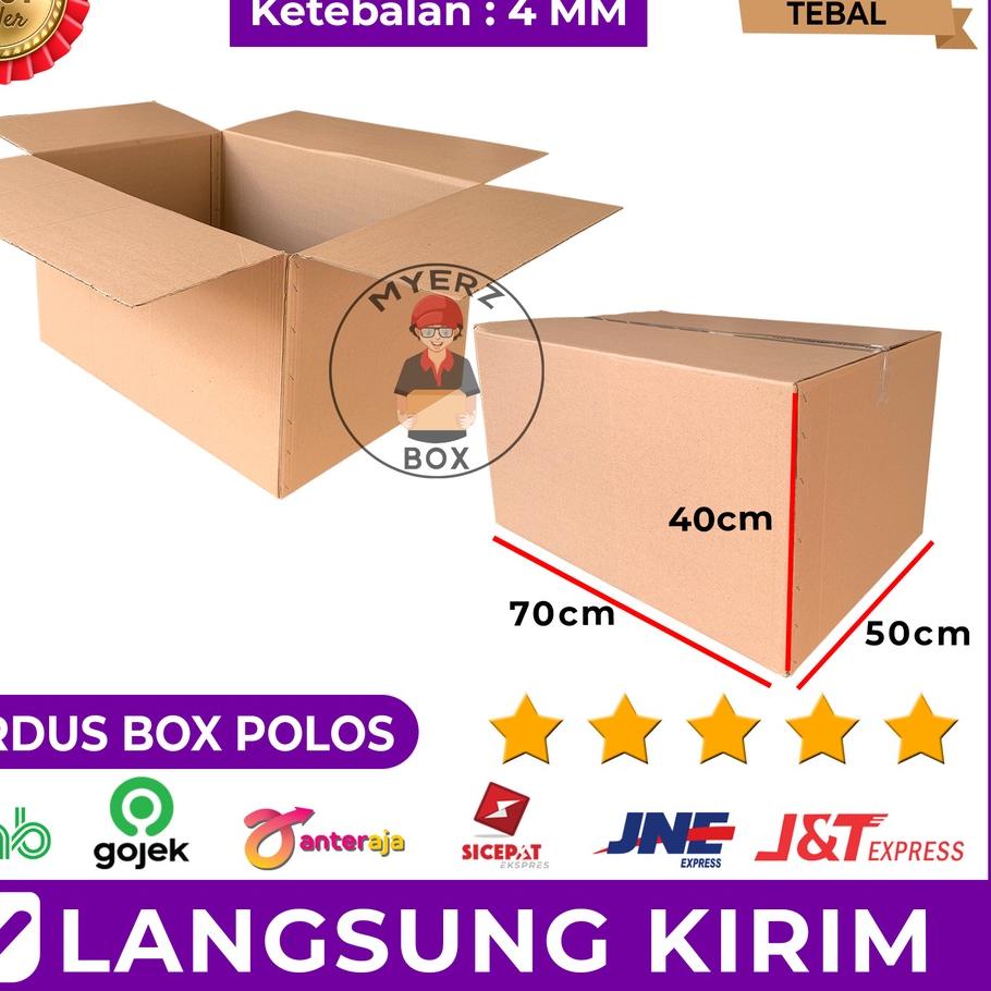 

Original Kardus Besar Jumbo – Karton Box Polos 70 x 50 x 40 Utk Packing Pindahan 