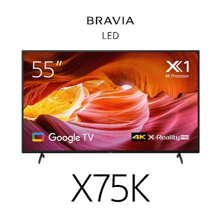 Sony KD55X75K Led UHD 4K HDR Smart Android Google TV 55 Inch