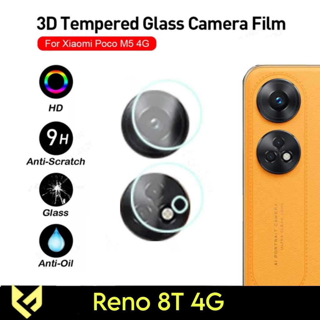 PROMO TG Camera For OPPO RENO 8T 4G / RENO 8T 5G Anti Gores Camera Belakang Handphone