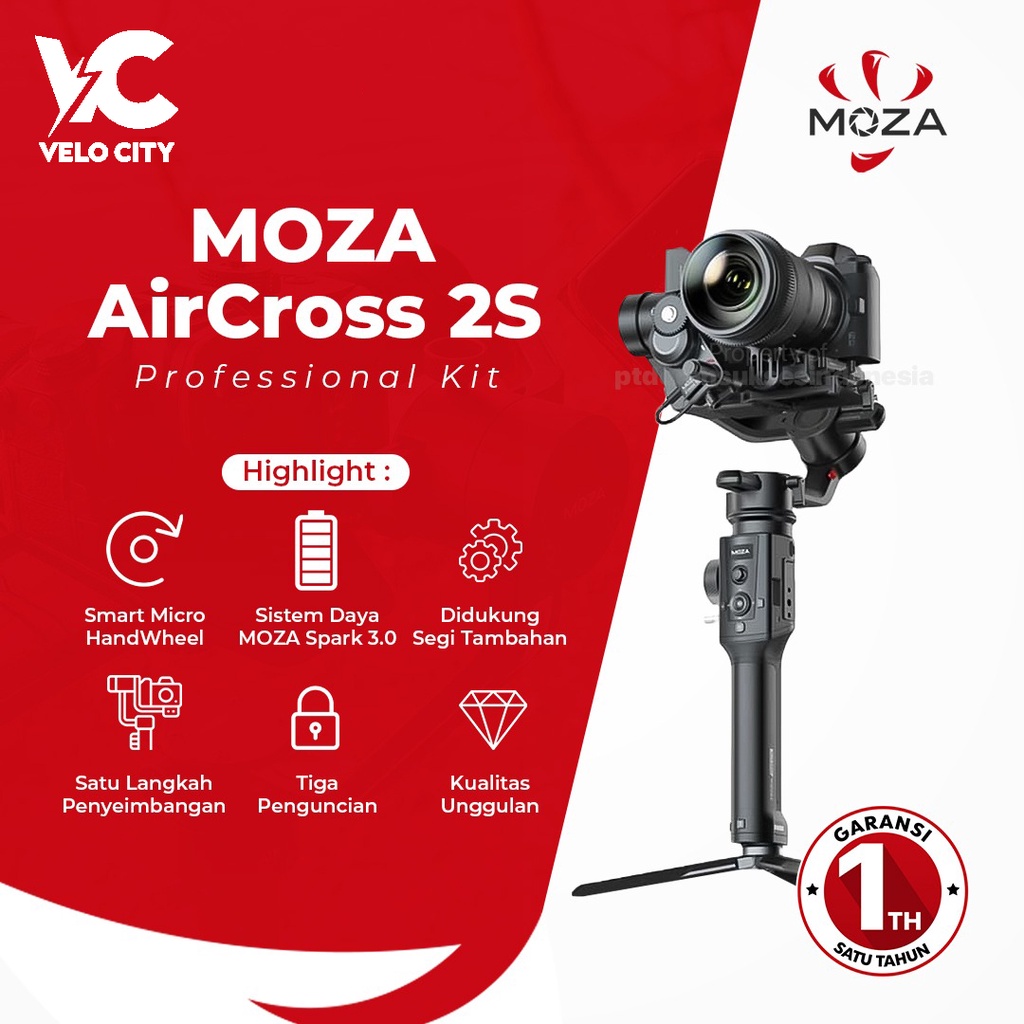 MOZA AirCross 2S Professional Kit Handheld Gimbal Stabilizer