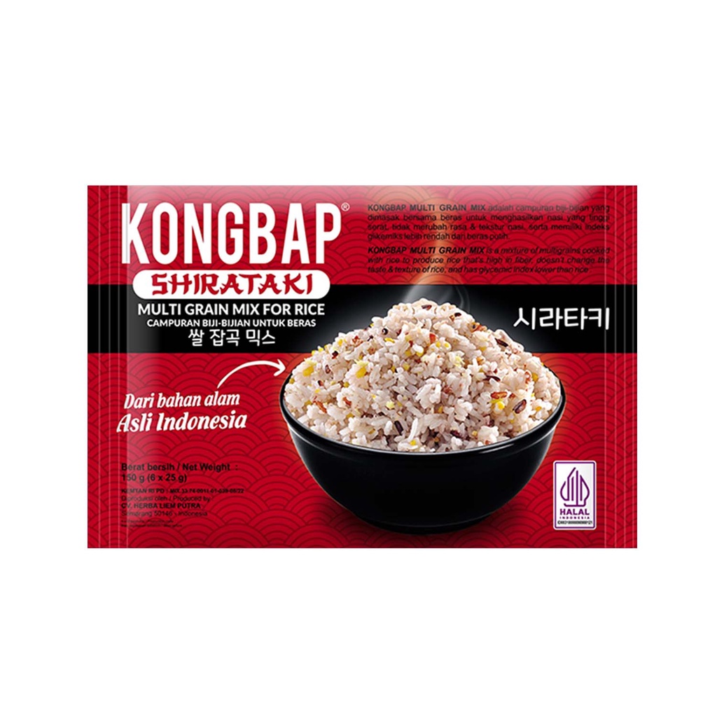 KONGBAP Multi Grain Mix ( 6 Pcs × 25 Gr )