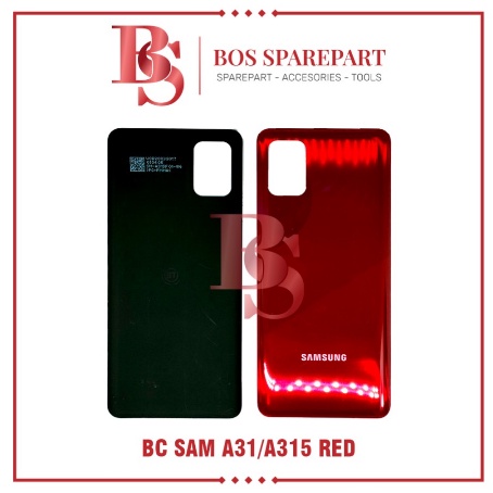 TUTUP BELAKANG SAMSUNG A31/A315 RED / BACK DOOR / BACK COVER