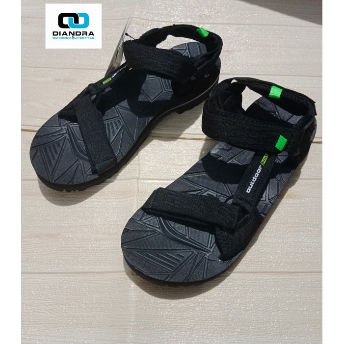 SANDAL GUNUNG OUTDOOR PRO NEW OMEGA BLACK