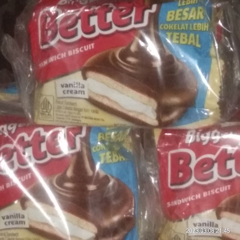 

BISKUIT BETTER 27 gr,1 renceng isi 10 sachet