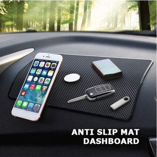 Anti Slip Mat Mobil Dash Mat Non Slip Mobil Dashboard Mobil Universal Alas Dash Ukuran 20x20 Cm