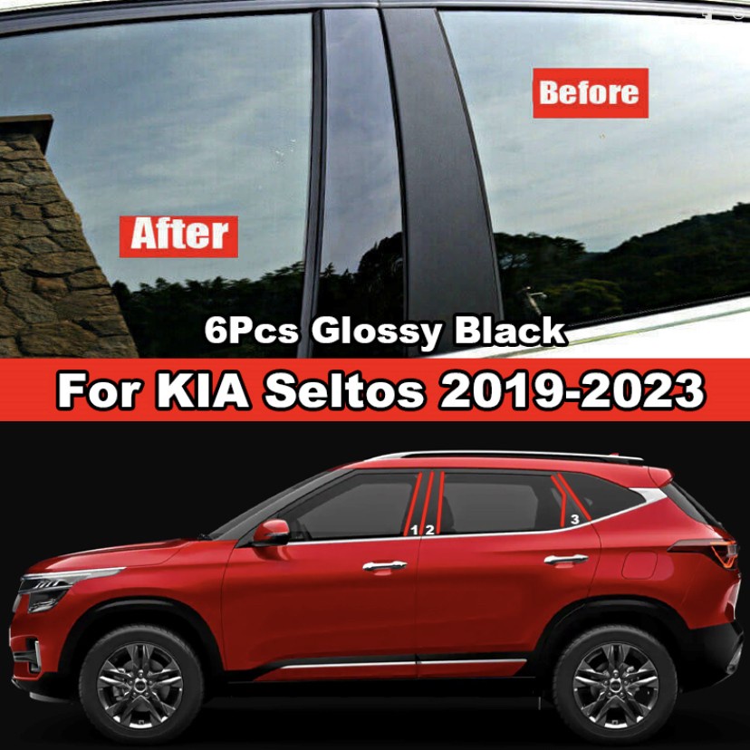 Sticker Cover Pilar Kia Seltos 2019 - 2023