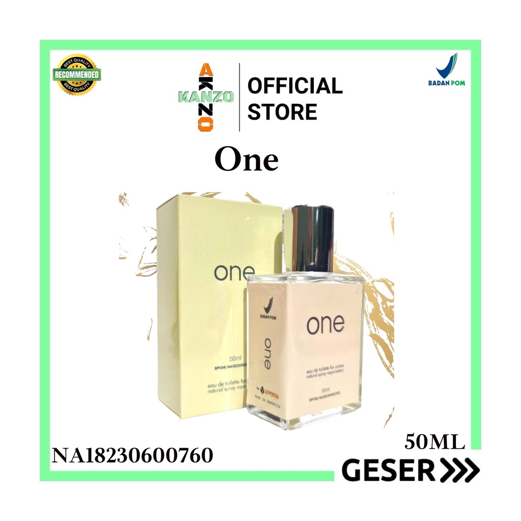 Kanzo - [BPOM] Parfum One 50ml Premium / Parfum One 50ml Best Seller / Parfum Unisex Wangi Tahan Lama