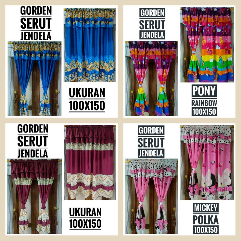 ( GJS ) GORDEN MINIMALIS SERUT / KERUT RUMBAI PONI / REMPEL 100x150 KARAKTER PINK MINNIE HELOKITY PO