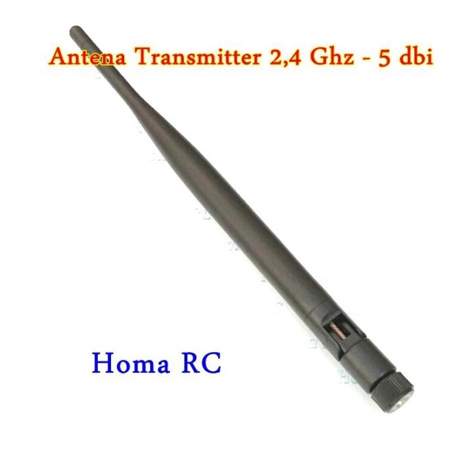 Antena Transmitter 2,4 Ghz - 5 Dbi Black