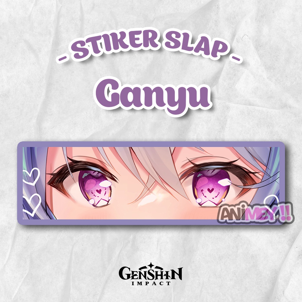 

Stiker Slap Ganyu Genshin Impact / Sticker Slap Anime Waterproof