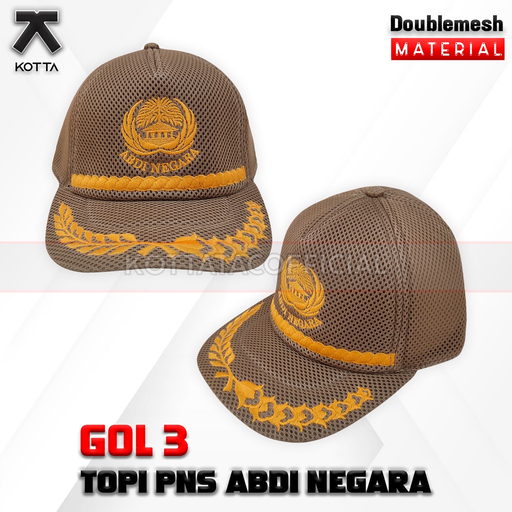 TOPI ABDI NEGARA GOL I/II/III/IV- TOPI JALA ASN/PNS - TOPI PNS KREM/NAVY - TOPI KORPRI GOLONGAN 1 - TOPI KORPRI GOLONGAN 2 - TOPI KORPRI GOLONGAN 3 - TOPI KORPRI GOLONGAN 4 - TOPI PEGAWAI NEGERI - TOPI GURU - TOPI PEMDA ASN - TOPI PERANGKAT DESA