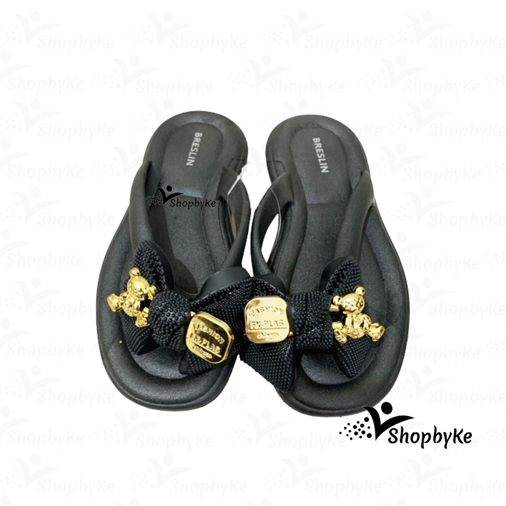 Sandal Japit Karet Wanita Fashion BRESLIN Tipe 9001 Size 37-40