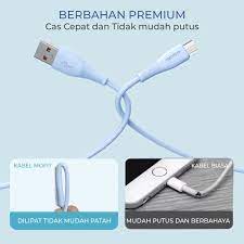 Kabel Data MOFIT Macaron 3A micro Usb, Type C, dan Lightning
