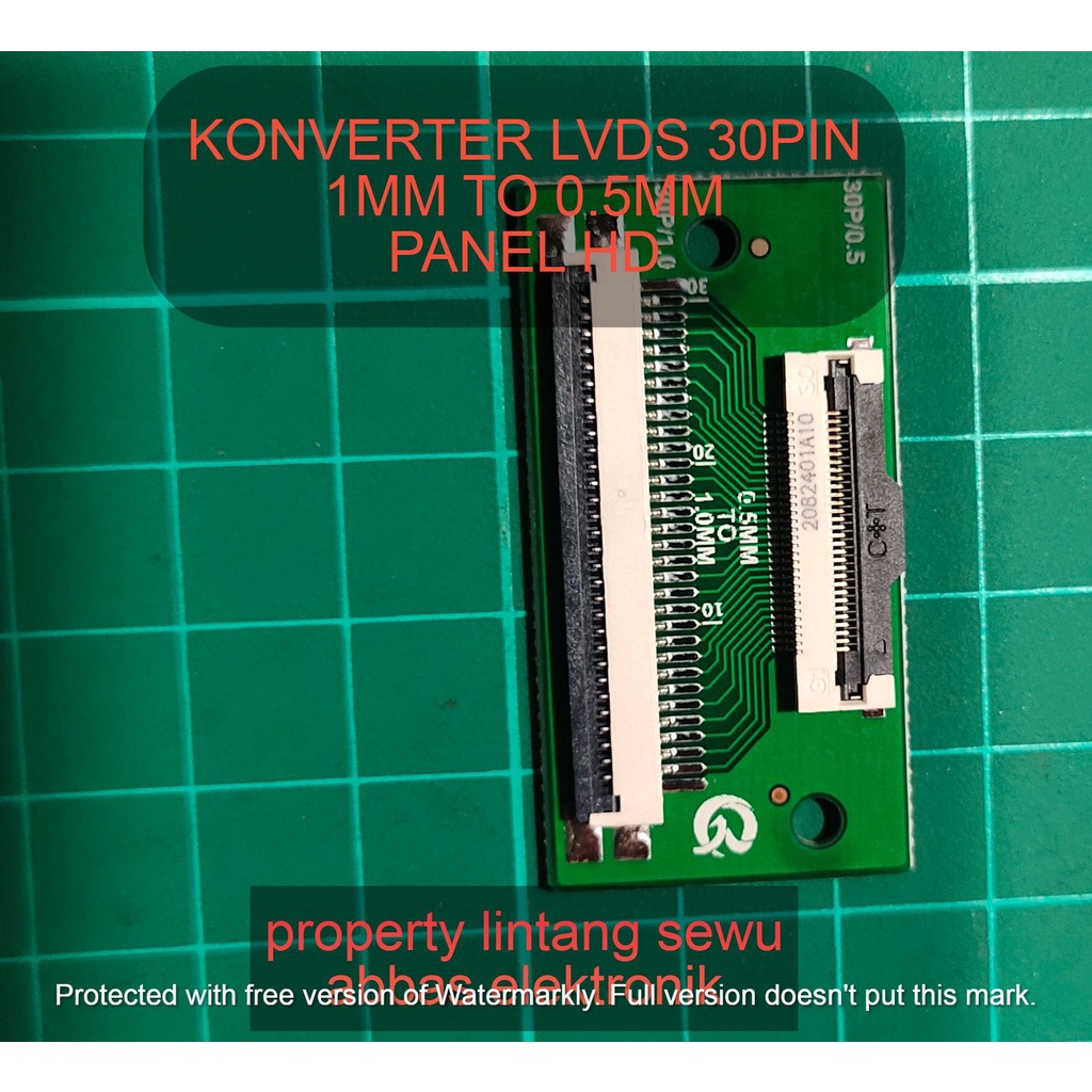 KONVERERTER 0.5MM TO 1.0MM CONVERTER LVDS 1MM TO 0.5MM BESAR KE KECIL KONVERTER HD 30 PIN BESAR KE KECIL 1 MM TO 0,5 MM 0.5 MM