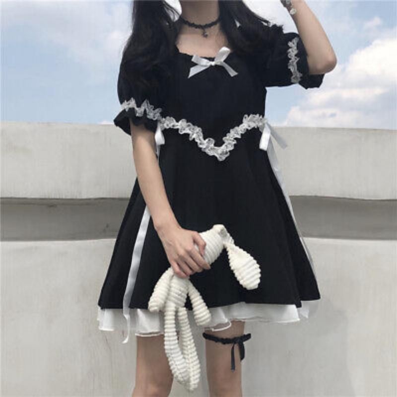 ghothic Lolita Harajuku/dress mini