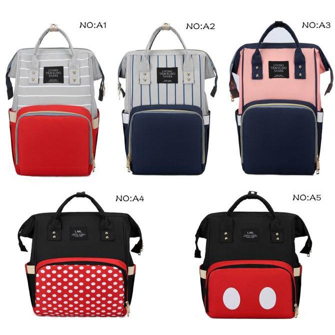 WATERPROOF TAS BAYI BACKPACK/TAS PERLENGKAPAN BABY/RANSEL/DIAPER BAG
