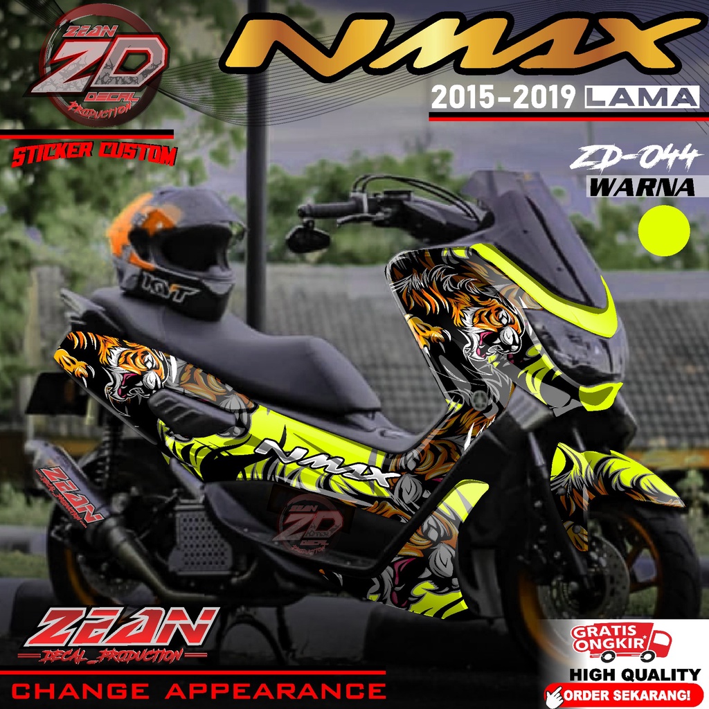 (PROMO COD) TERBARU Decal Sticker Yamaha Nmax 155 Old 2015 2016 2017 2018 2019 Full body - Stiker Sk