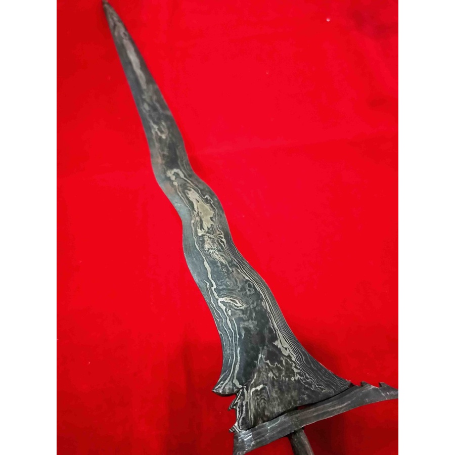 Pusaka Megantoro Keris Luk 5 Pamor Kulit Semongko Kamardikan