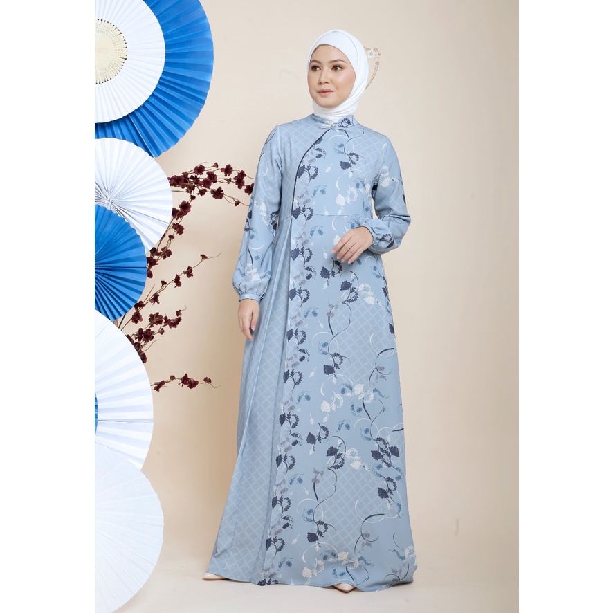 Zoya Gamis Motif Muslim Wanita Haruma Dress