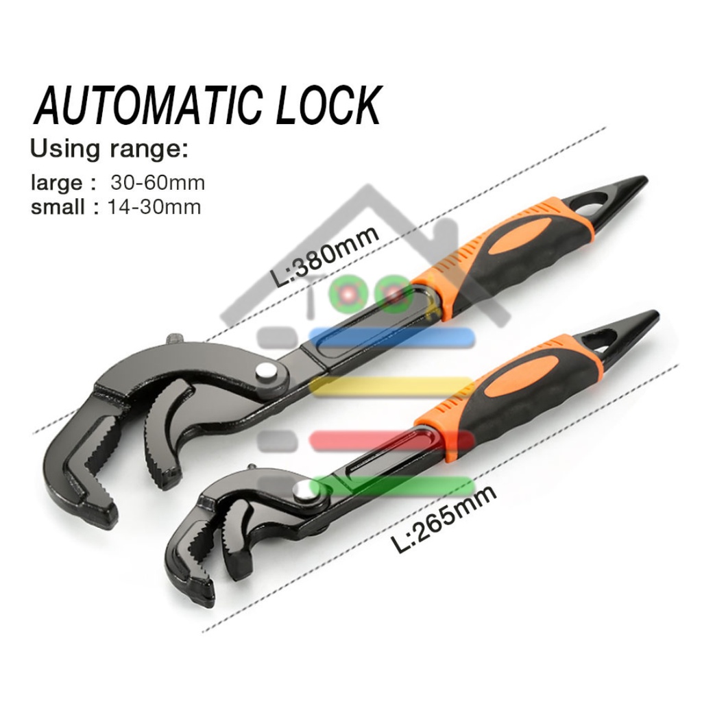 KUNCI PAS UNIVERSAL RAPID MULTIFUNGSI MODEL AUTO LOCK 30 - 60 MM