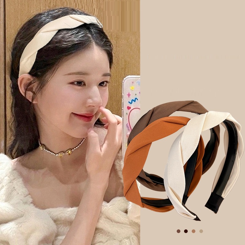 NEW Bando dewasa motif kepang polos