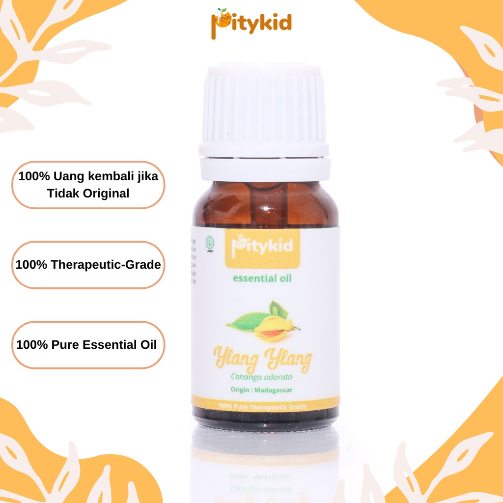 Ylang-ylang Essential Oil 100% Minyak Esensial Bunga Kenanga 100% Pure, Therapeutic-Grade