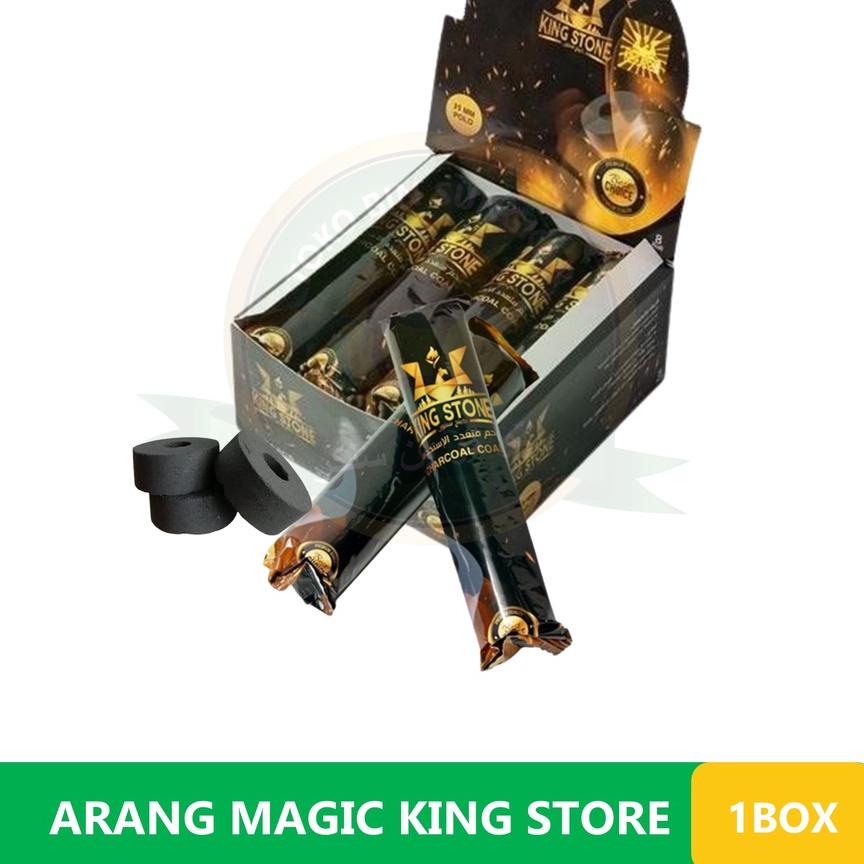 Stok terbaru ARANG MAGIC BOX ARANG BRIKET KINGSTONE CHARCOAL Arang untuk Bakar Dupa Arab dan gaharu 