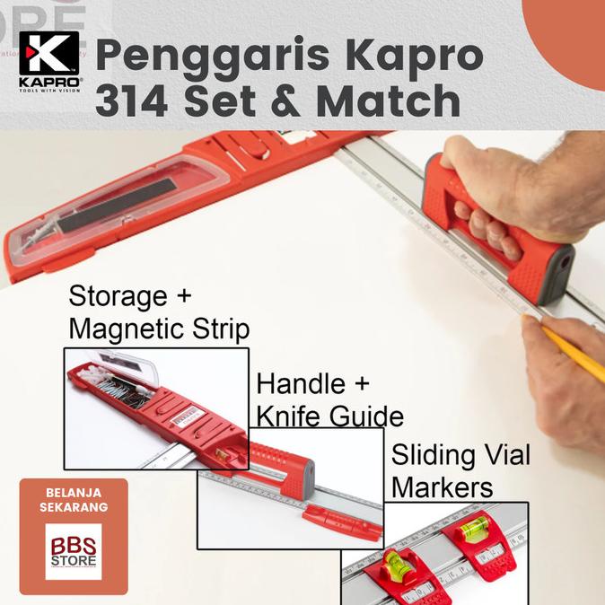 

Penggaris Kapro Tipe 314 Set & Match