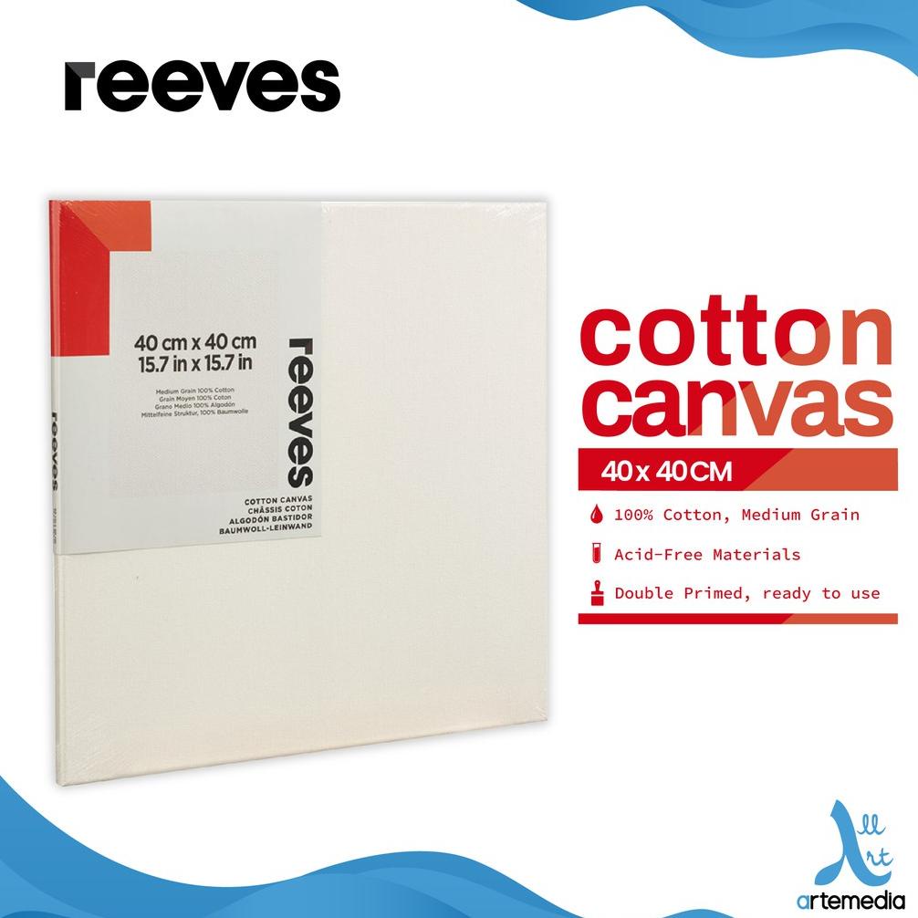 

Kanvas Lukis Reeves 40x40cm Cotton Canvas